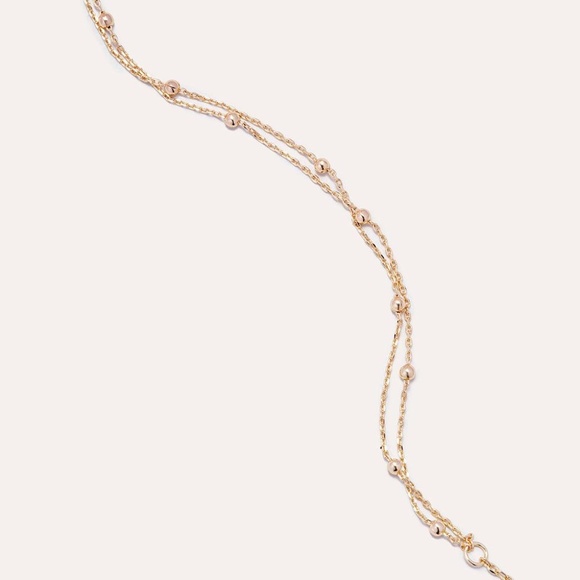 [Joopita] 14K Vermeil Duo Gold Chain Bracelet - Picture 6 of 8